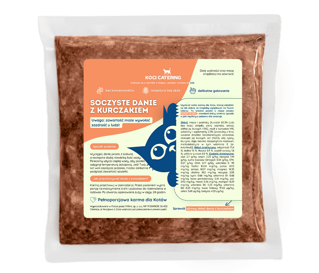 Mięso kurczaka w misce